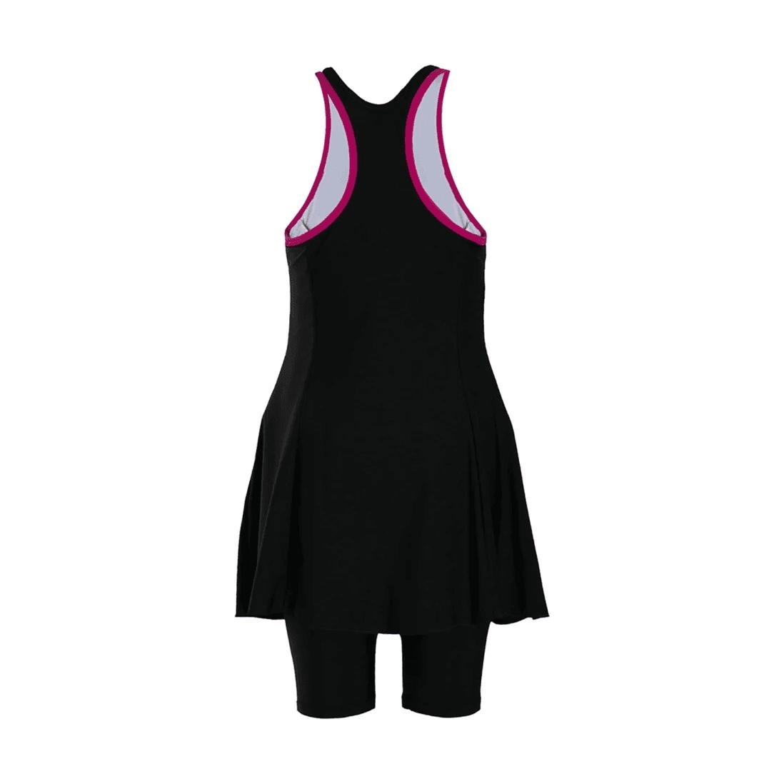 Speedo - Racerback Swimdress With Boyleg - Black - Electric Pink (#8GS878B344) 01N
