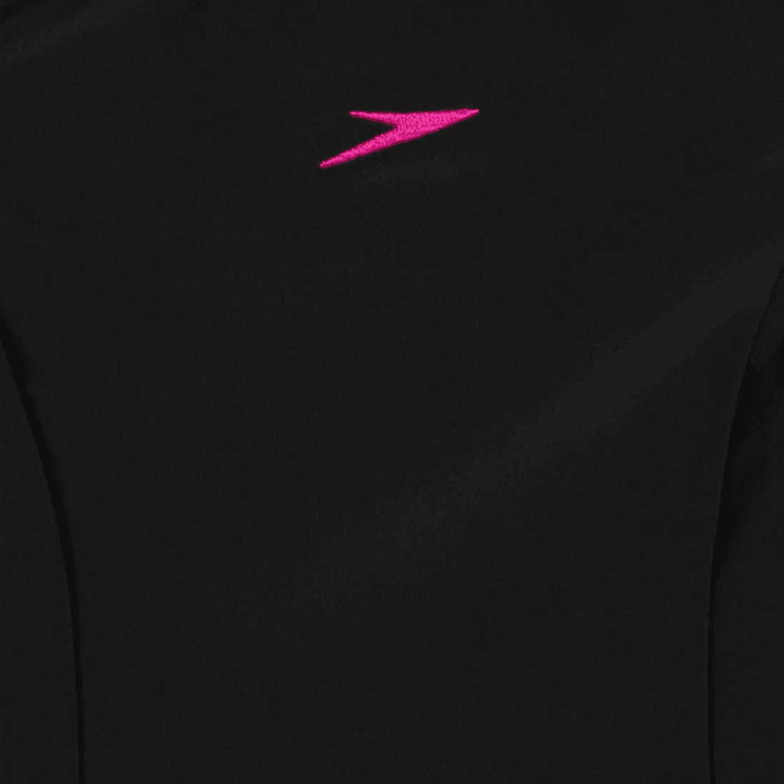 Speedo - Racerback Swimdress With Boyleg - Black - Electric Pink (#8GS878B344) 01N