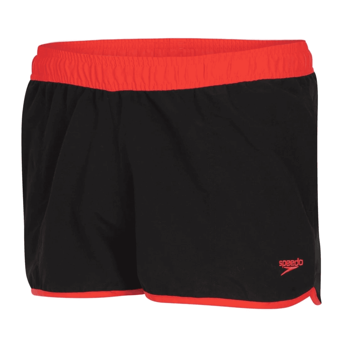 Speedo - Swim Short 5-inch Water Shorts - Black - (L) Lava Red (#811529B346) 01N