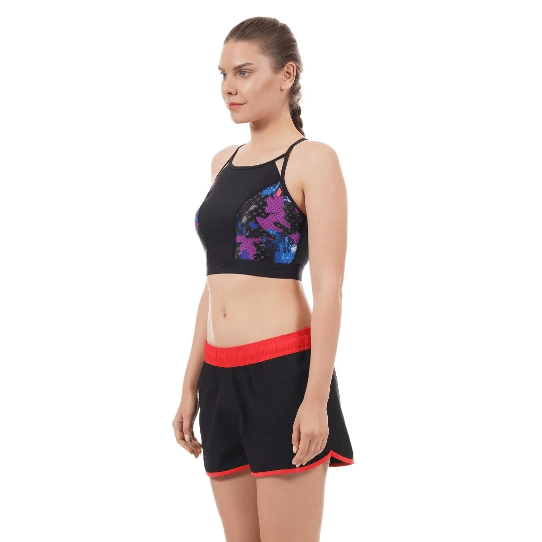 Speedo - Swim Short 5-inch Water Shorts - Black - (L) Lava Red (#811529B346) 01N
