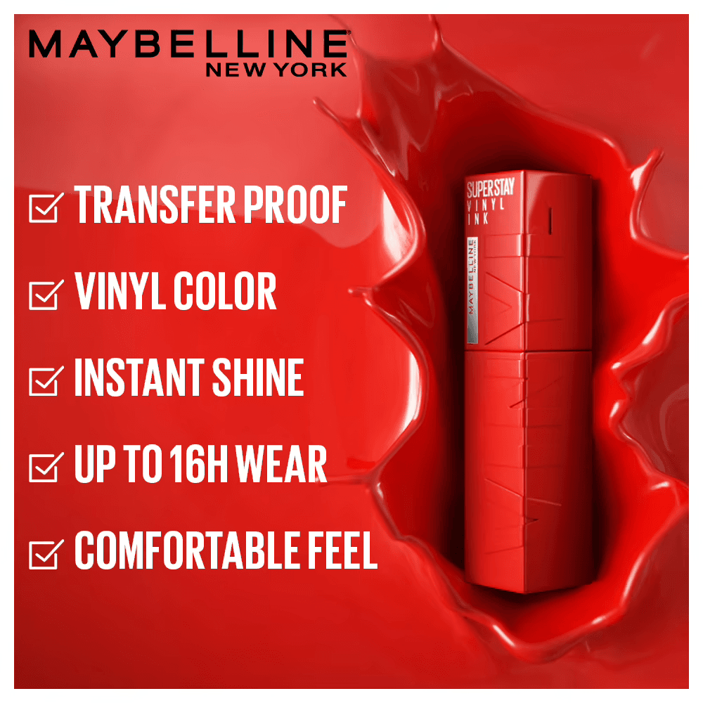 Maybelline New York - Superstay Vinyl Ink Liquid Lipstick (4.2ML)