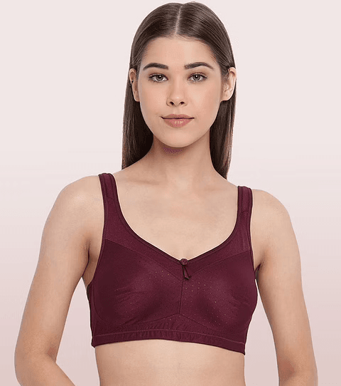 ENAMOR - (FB5 - 01N) FULL SUPPORT SMOOTH SUPER LIFT BRA (COLOR - GRAPEWINE)