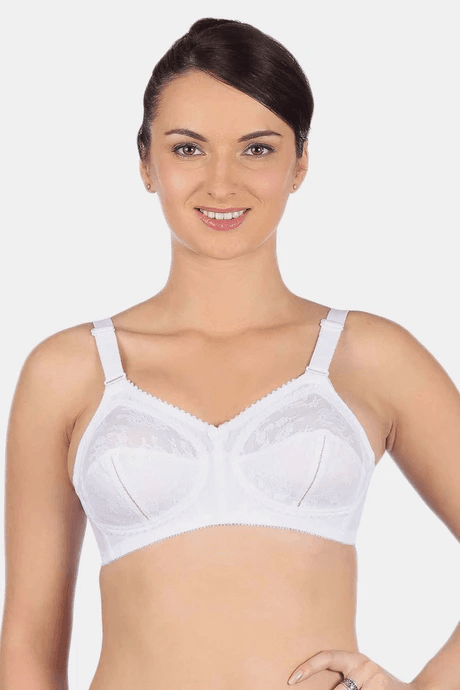 Triumph - Doreen N Three Sectioned Full Coverage Super Support Bra (White- 03 - 201319) - 01N