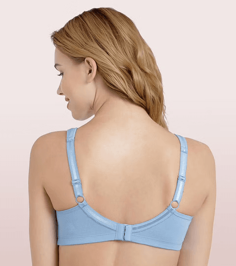 ENAMOR - SMOOTH SUPER LIFT CLASSIC FULL SUPPORT BRA (COLOR - CHAMBRAY MELANGE - 01N - A112)