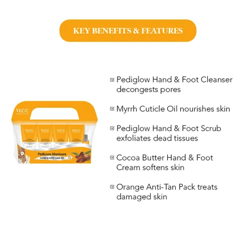 VLCC - Pedicure-Manicure Hand & Foot Kit (150g+60mL)
