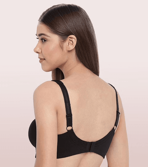 ENAMOR - SMOOTH SUPER LIFT CLASSIC FULL SUPPORT BRA (COLOR - BLACK - 01N - A112)
