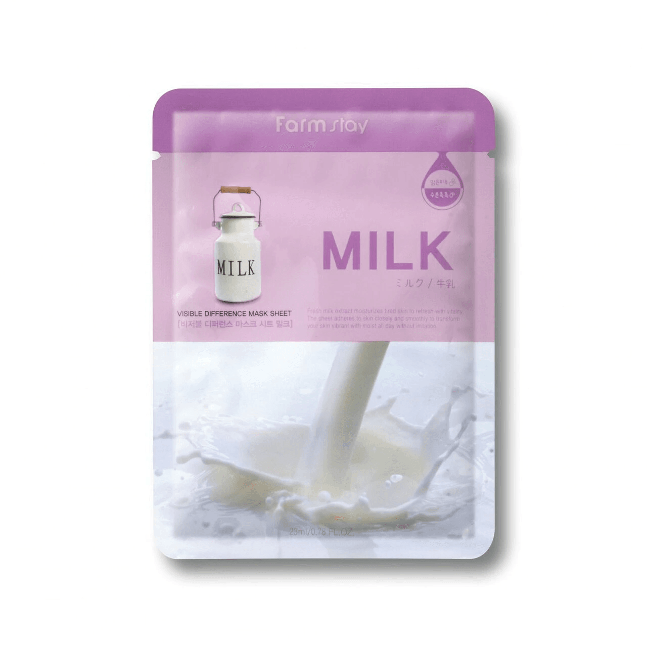 Farm Stay - Milk Visible Difference Mask Sheet (23ml)