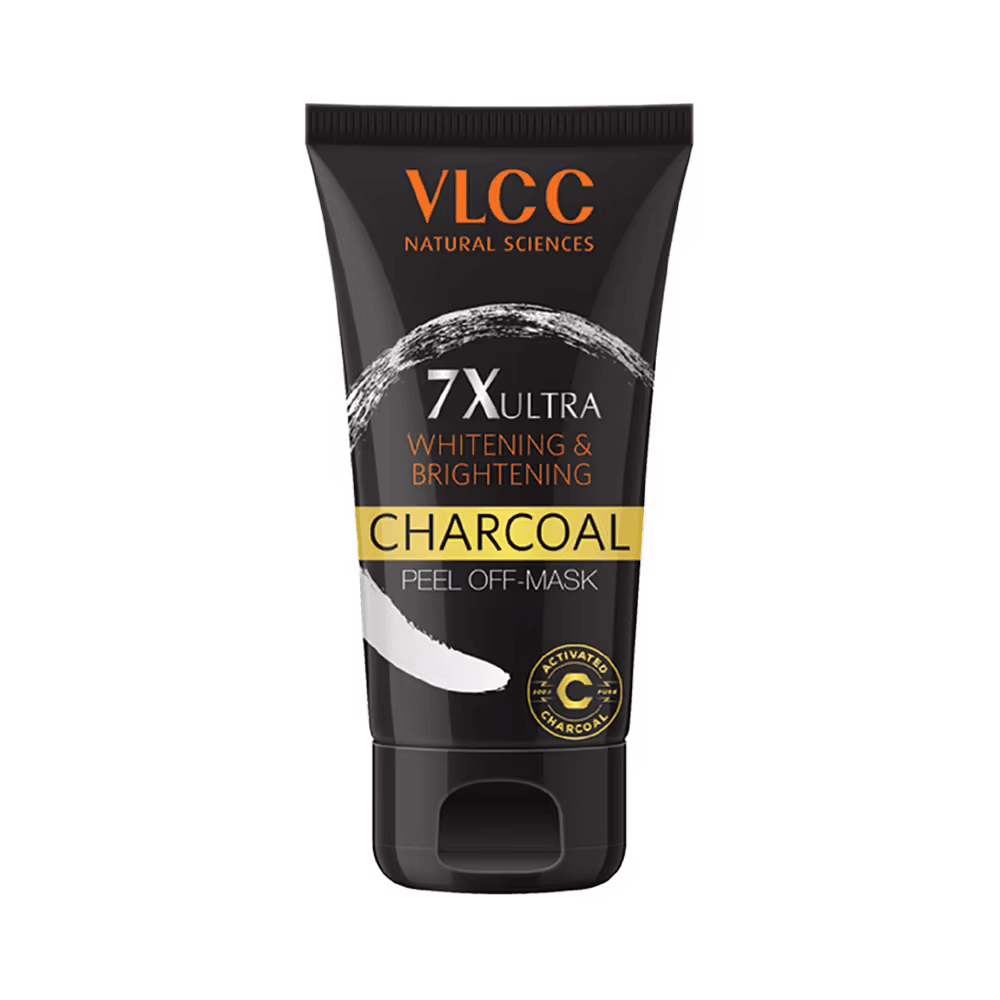 VLCC - 7X Ultra Whitening & Brightening Charcoal Peel Off Mask (100g)