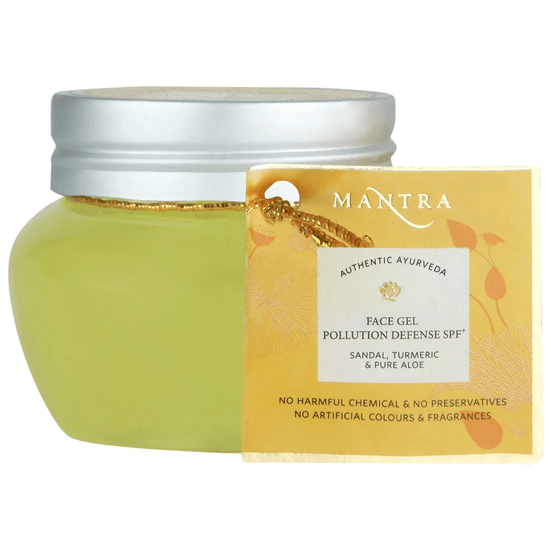 Mantra - Herbal Pollution Defense SPF+ Face Gel Sandal & Turmeric Pure Aloe (100gm)