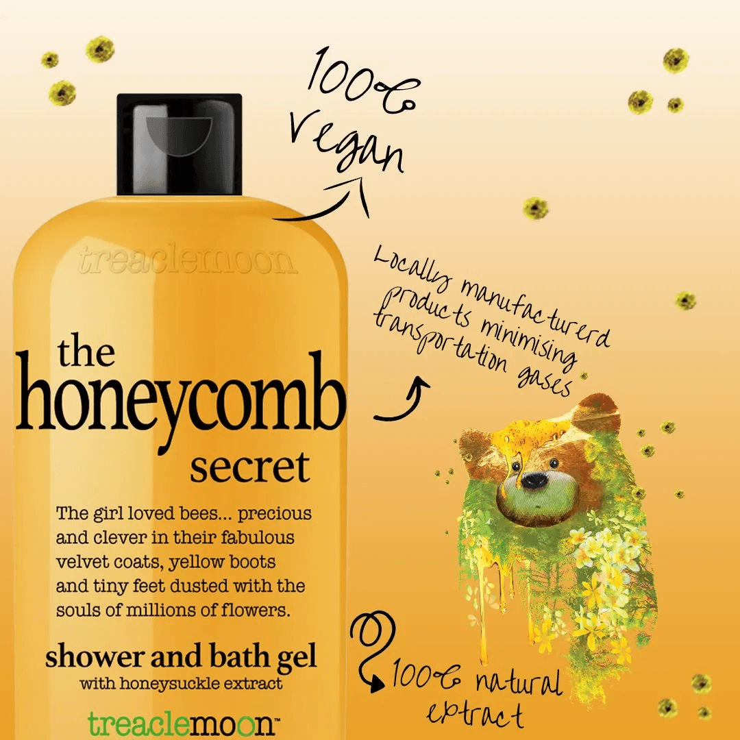 Treaclemoon - The Honeycomb Secret, Shower Gel (500mL)