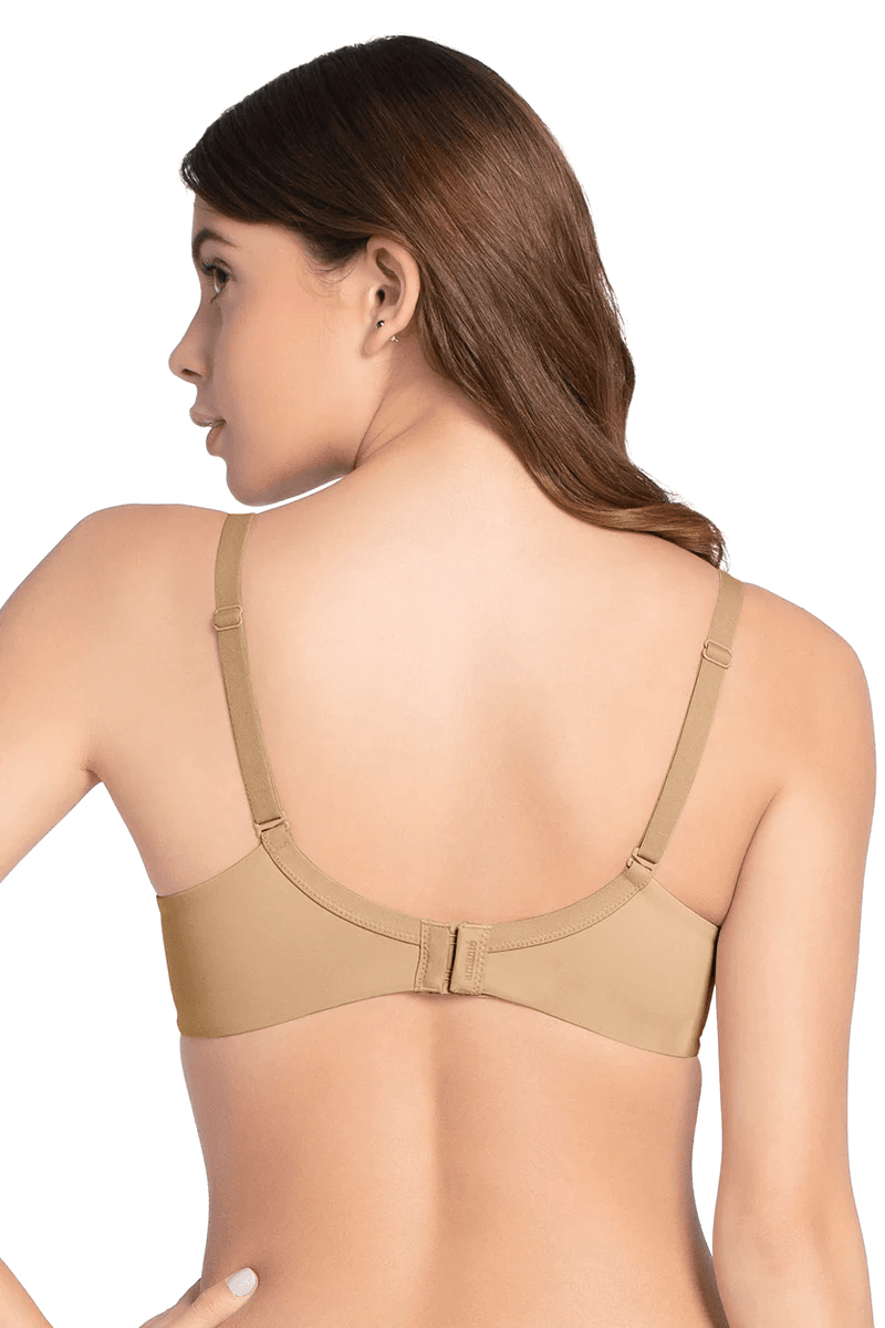 AMANTE - Smooth Moves Padded Wired T-Shirt Bra (BRA81601 - Color - Sandalwood - 01N)