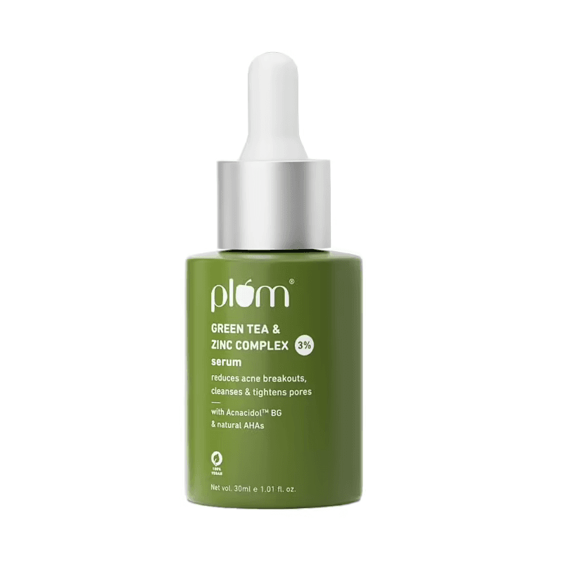 Plum - Green Tea & Zinc Complex 3% With Acnacidoltm BG & Natural Ahas (30mL)