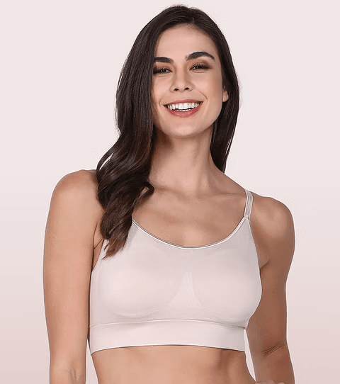 ENAMOR - ULTIMATE COMFORT SMOOTHENING NO PINCH T-SHIRT BRA (COLOR - ALMOND SKIN - 01N - F037)