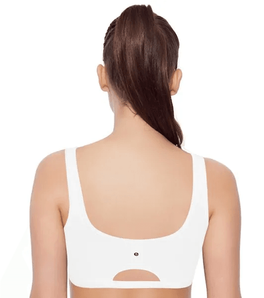 ENAMOR - (SB06) LOW IMPACT BRA - (COLOR - WHITE) - 01N