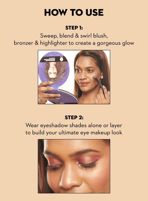 Sugar - Contour De Force Eyes And Face Palette - 01 Warm Win