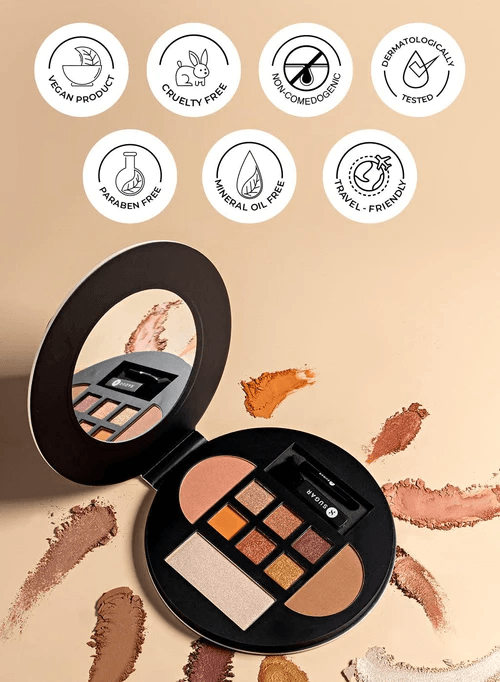 Sugar - Contour De Force Eyes And Face Palette - 01 Warm Win