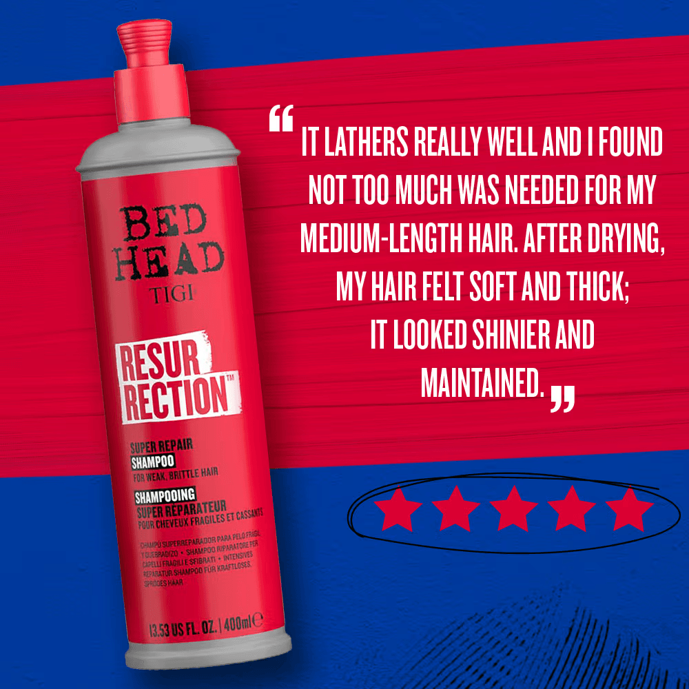 TIGI Bed Head - Resurrection Super Repair Shampoo For Weak And Brittle Hair (400mL)