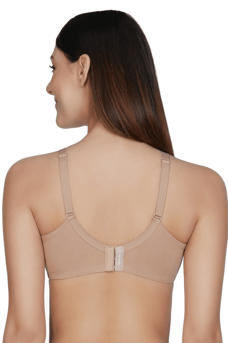AMANTE - Essential Comfort Non-Padded Non-Wired Bra (Sandalwood) - BRA75301 - 01N