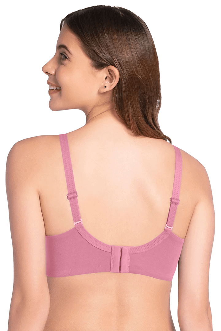 AMANTE - Essential Comfort Non-Padded Non-Wired Bra (Cashmere Rose) - BRA75301 - 01N