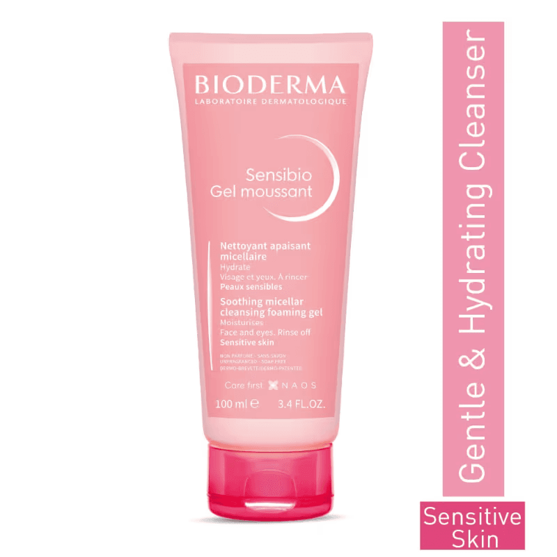 Bioderma - Sensibio Gel Moussant Soothing Foaming Soap Free Gel Moisturises Face & Eyes (100mL)