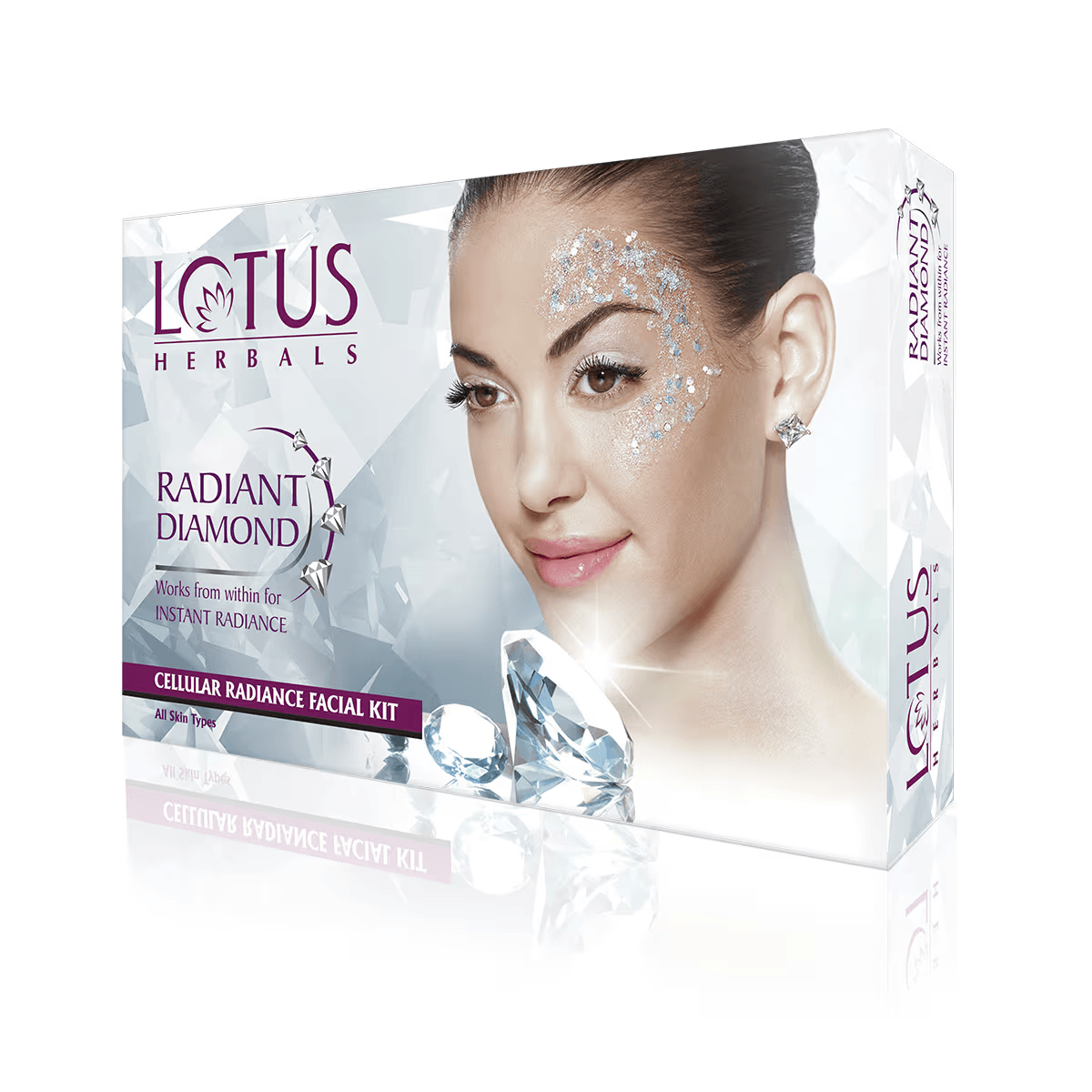 Lotus Herbals - Radiant Diamond Cellular Radiance Facial Kit (37g)