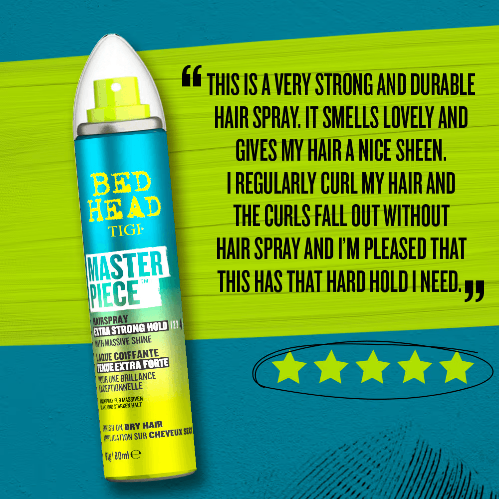 TIGI Bed Head - Masterpiece Hair Spray With Extra Strong Hold & Glossy Finish (80mL)