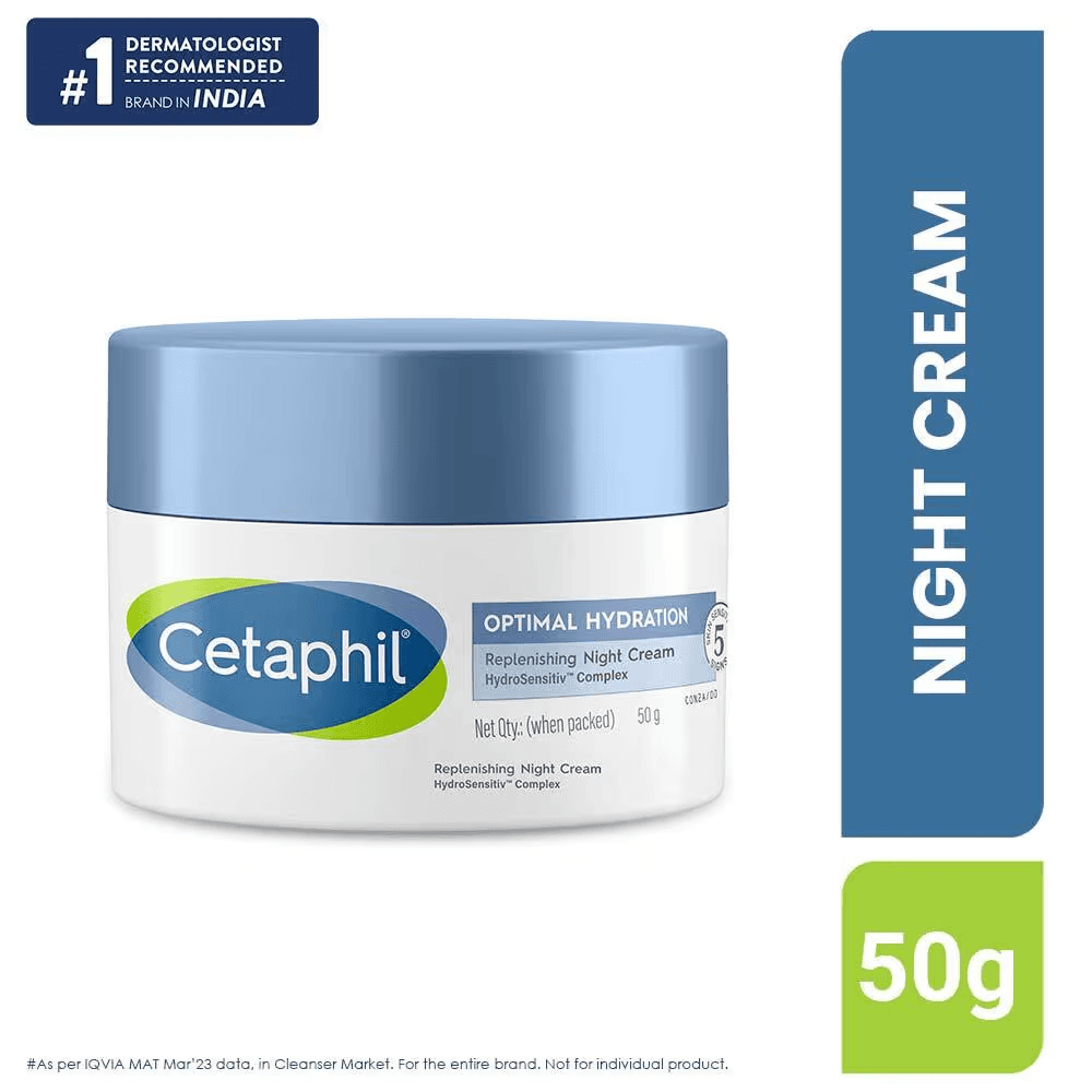 Cetaphil - Optimal Hydration Replenishing Night Cream (50g)