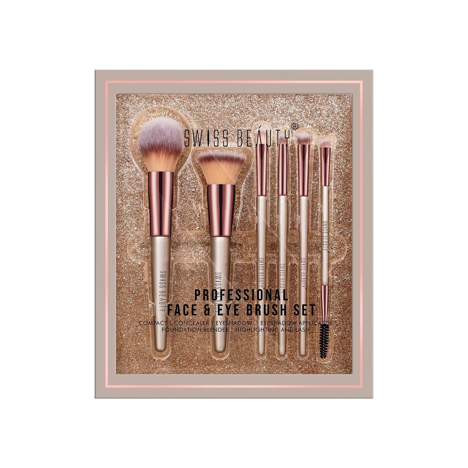 Swiss Beauty - Professional Face & Eye Brush Set