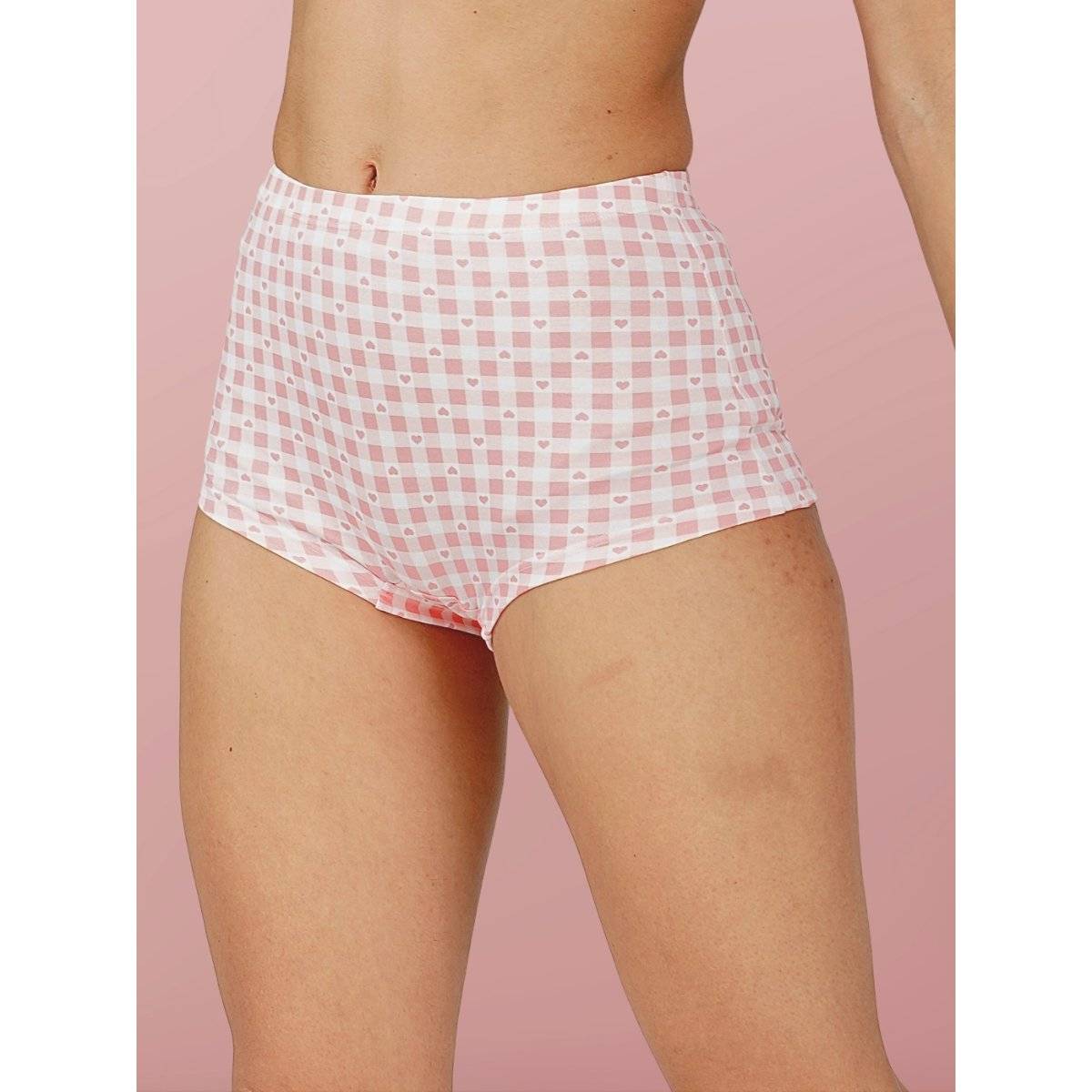 2PEACE Cheeky Blossom Boy Shorts Pink