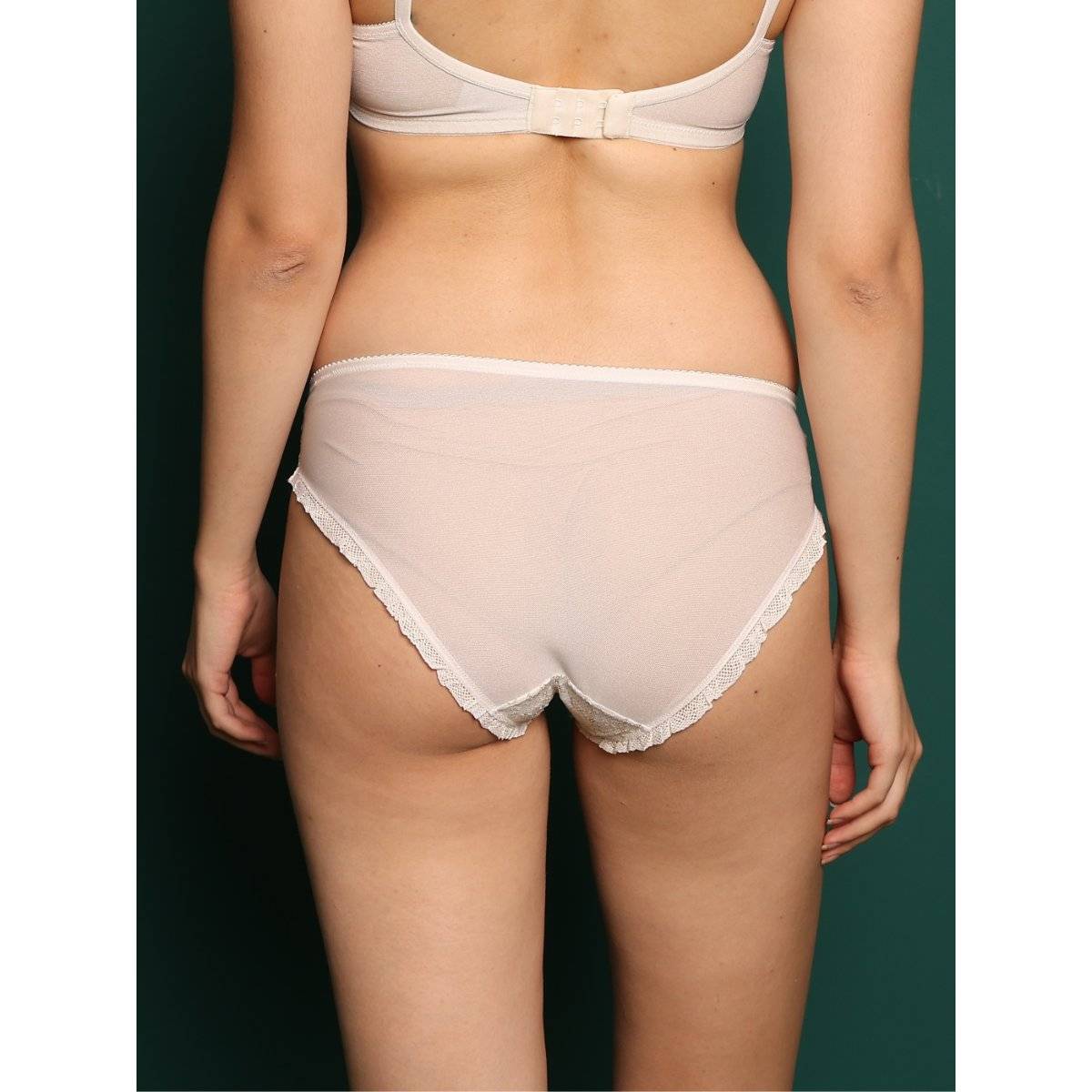 2PEACE Snowflake Lumper's Silk Panty Nude
