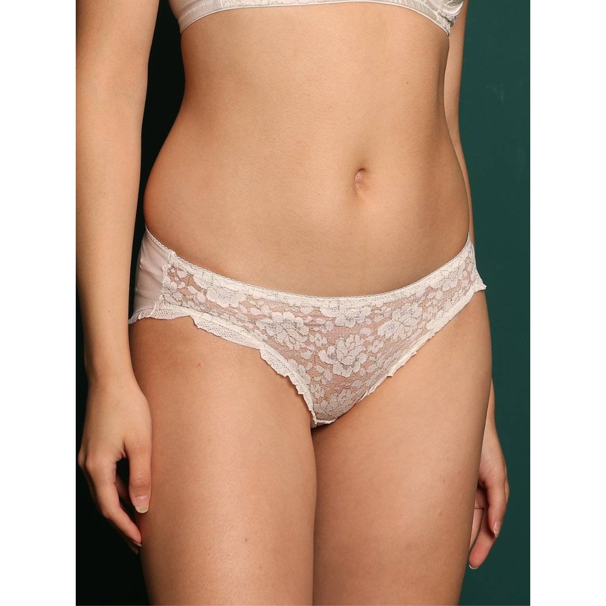 2PEACE Snowflake Lumper's Silk Panty Nude