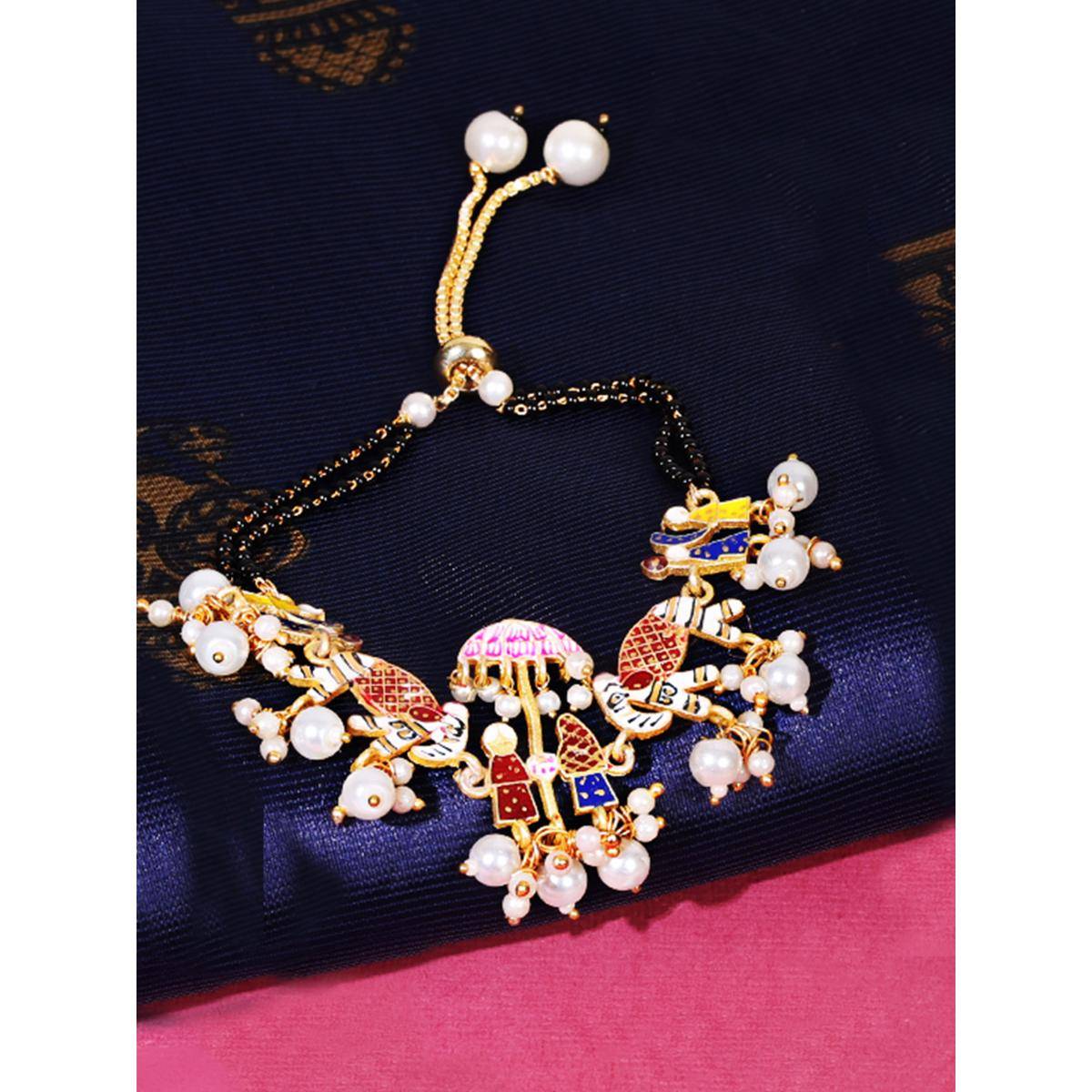 Abdesigns Hand Paint Doli Hand Mangalsutra