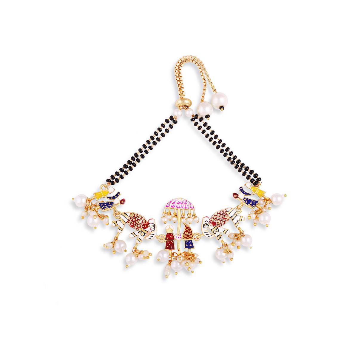 Abdesigns Hand Paint Doli Hand Mangalsutra