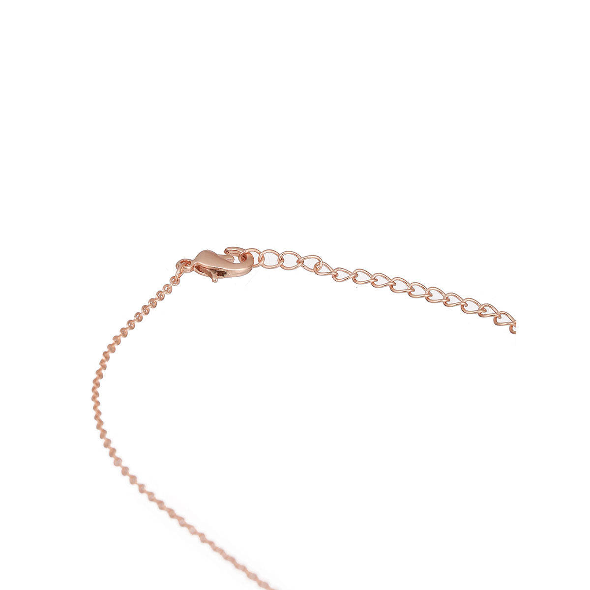 Aatmana Black- Rose Gold Plated Beaded and Ad Studded Mangalsutra