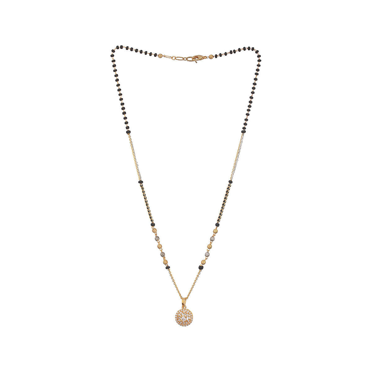 Aatmana Gold-Plated Multi Beaded Mangalsutra