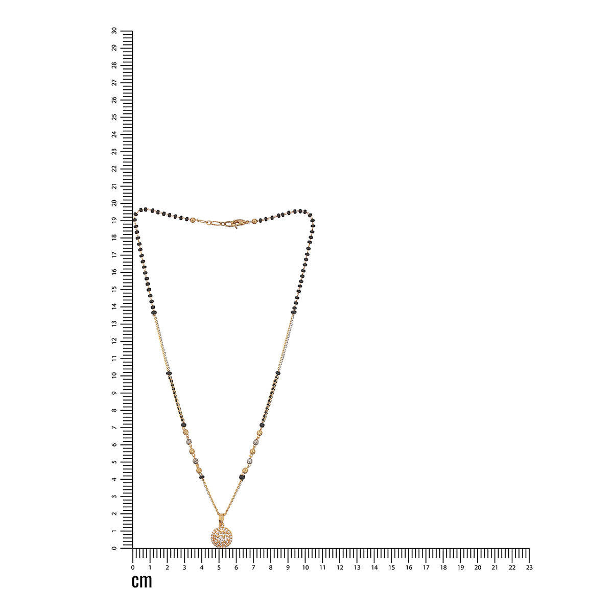 Aatmana Gold-Plated Multi Beaded Mangalsutra