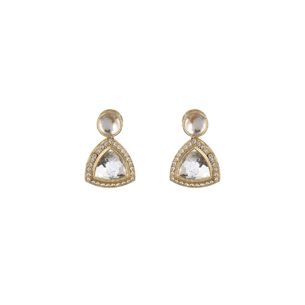 Aatmana Gold-Plated Cz Stone-Studded Jewellery Set