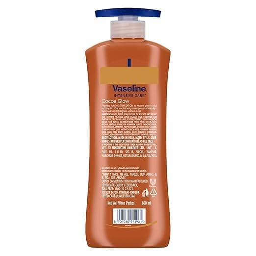 Vaseline - Intensive Care Cocoa Glow 48 Hours Serum In Lotion (600ML)