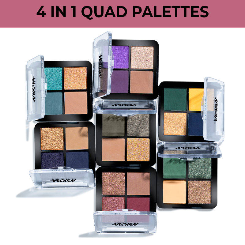 Nykaa Cosmetics Eyes On Me! 4-in-1 Quad Eyeshadow Palette