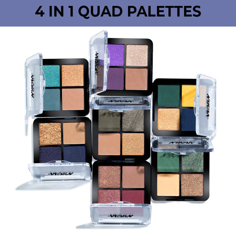 Nykaa Cosmetics Eyes On Me! 4-in-1 Quad Eyeshadow Palette