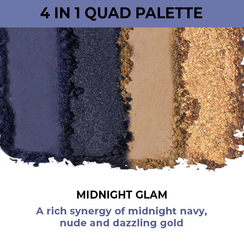 Nykaa Cosmetics Eyes On Me! 4-in-1 Quad Eyeshadow Palette