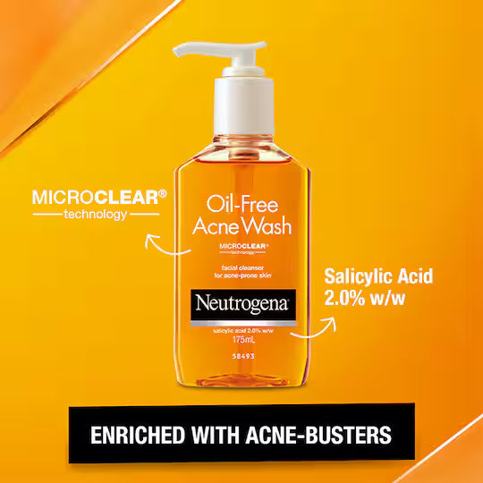 Neutrogena - Oil Free Acne Wash (175Ml)