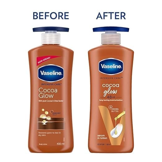 Vaseline - Intensive Care Cocoa Glow 48 Hours Serum In Lotion (600ML)