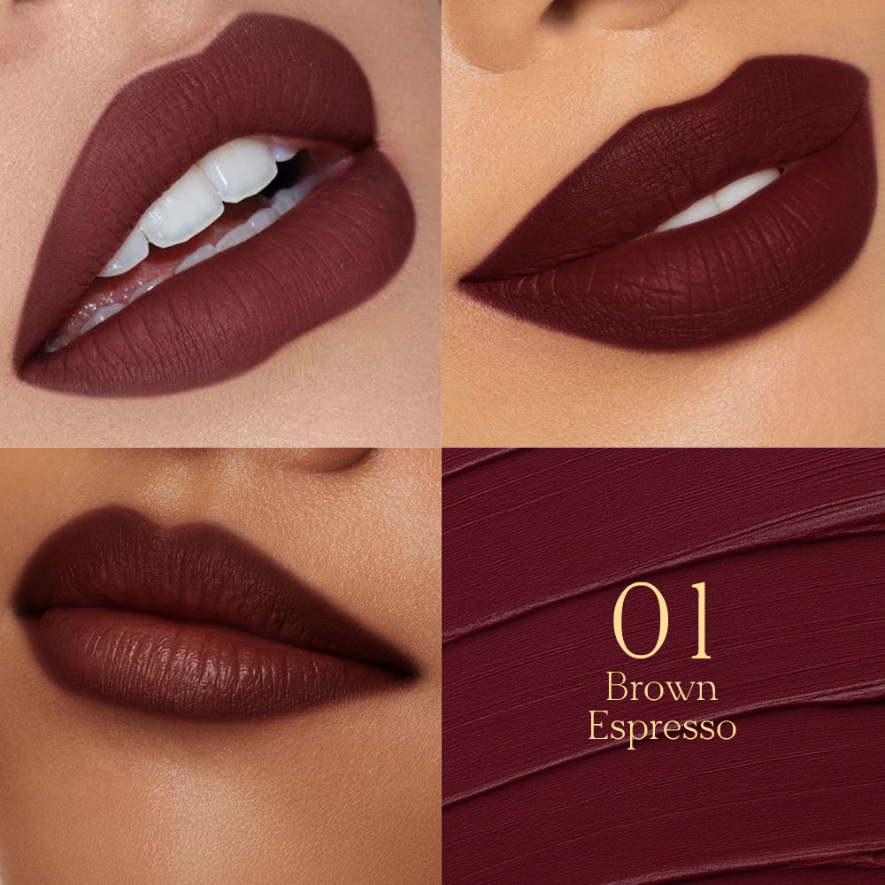 GLAM21 Adore Matte Lipstick - Brown Espresso (3.5g)