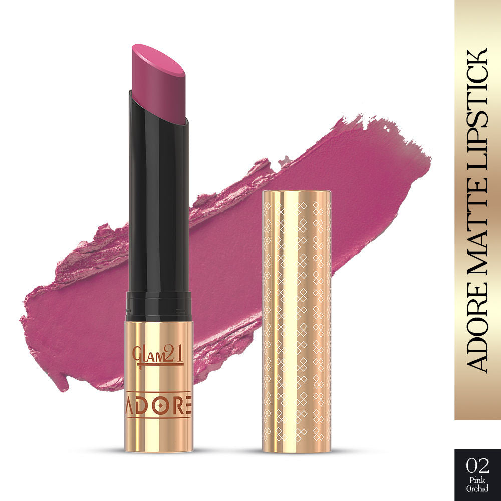 GLAM21 Adore Matte Lipstick - Pink Orchid (3.5g)