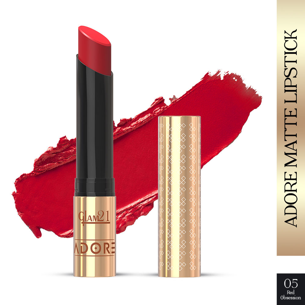GLAM21 Adore Matte Lipstick - Red Obsession (3.5g)