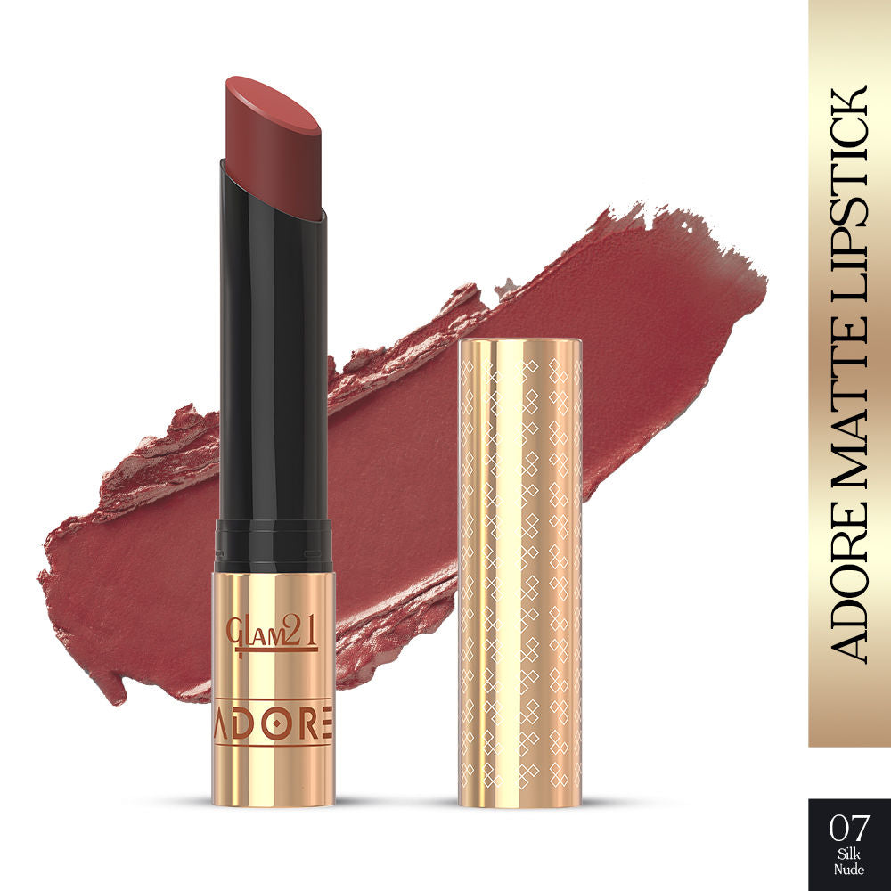 GLAM21 Adore Matte Lipstick - Silk Nude (3.5g)