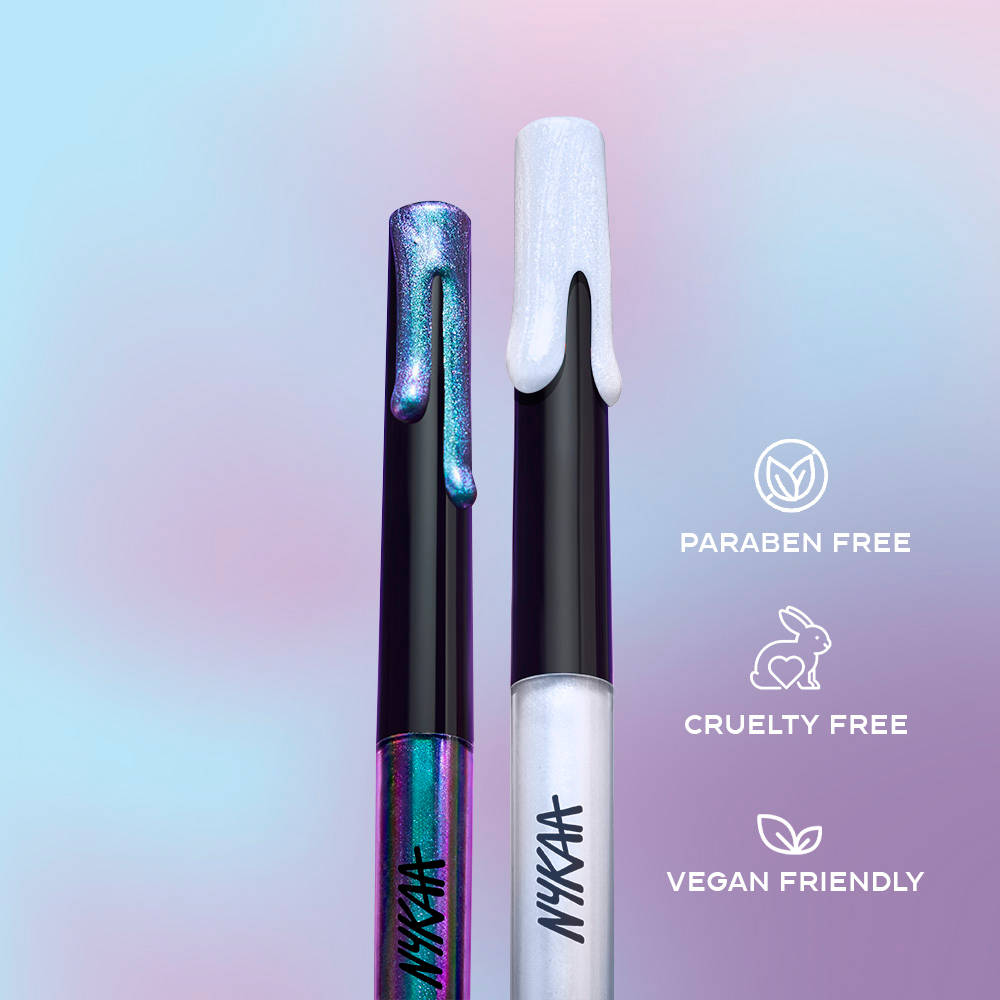 Nykaa Cosmetics Stardust Chrome Waterproof Eyeliner Combo