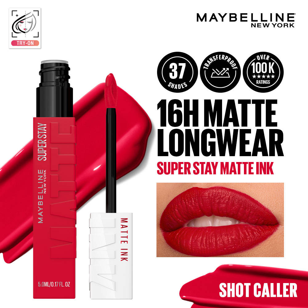 Maybelline New York Super Stay Matte Ink Liquid Lipstick, Lasts Up to 16 Hours - 15 Lover (5ml) · 15 Lover