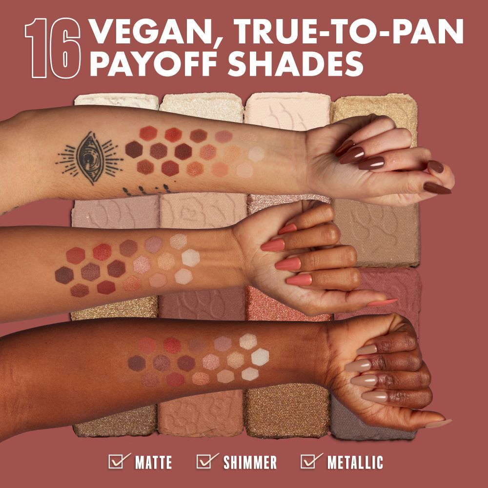 NYX Professional Makeup Ultimate Shadow Palette - Warm Neutrals (12.8g)